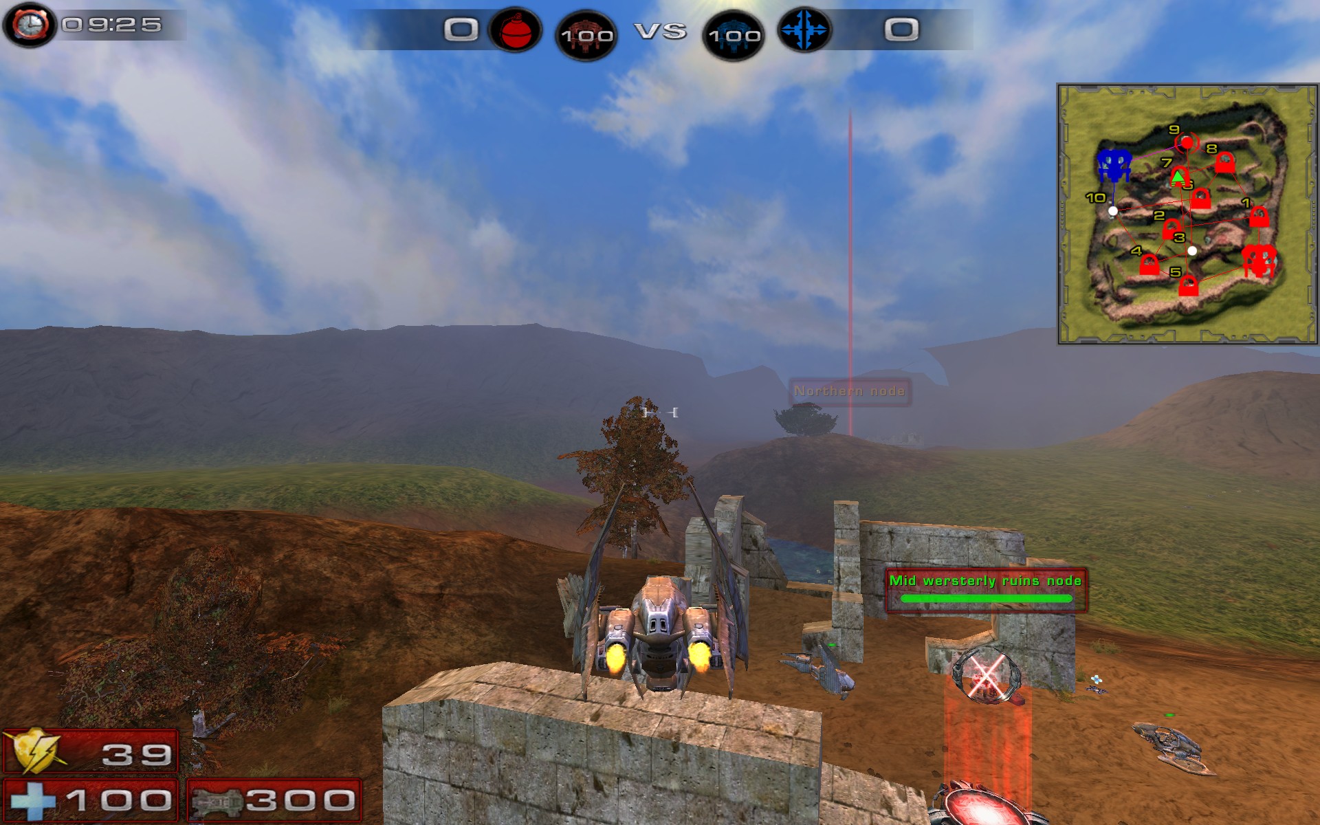 Node name; distance fog vs. terrain