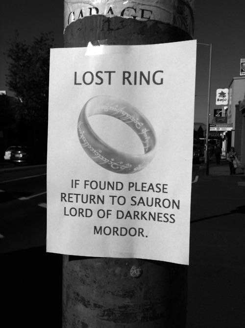 Lost Ring!
